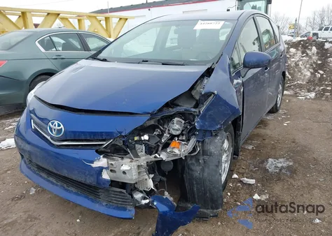 2012 Toyota Prius V Three from USA, damaged, VIN JTDZN3EU4C3138780